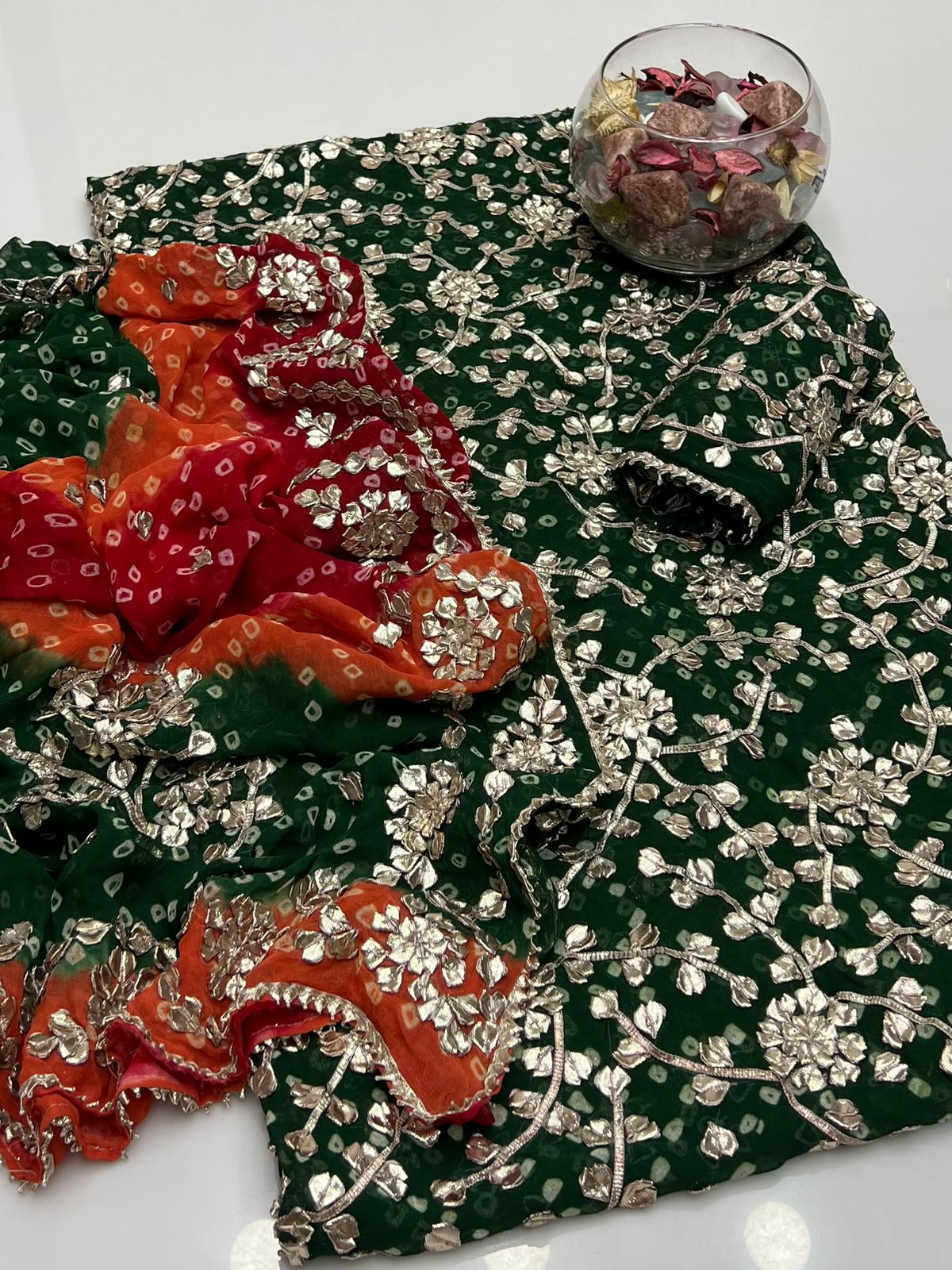 2PC Handmade Chunri Gotta Suit