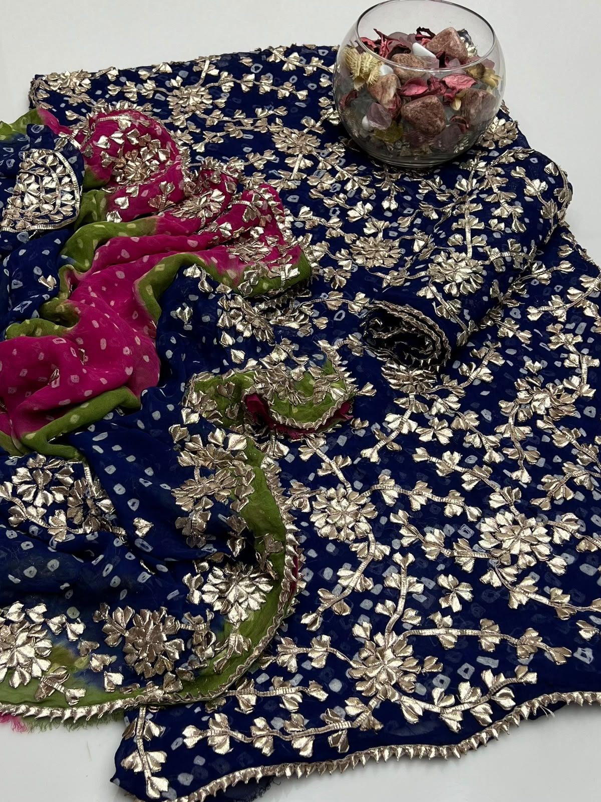 2PC Handmade Chunri Gotta Suit