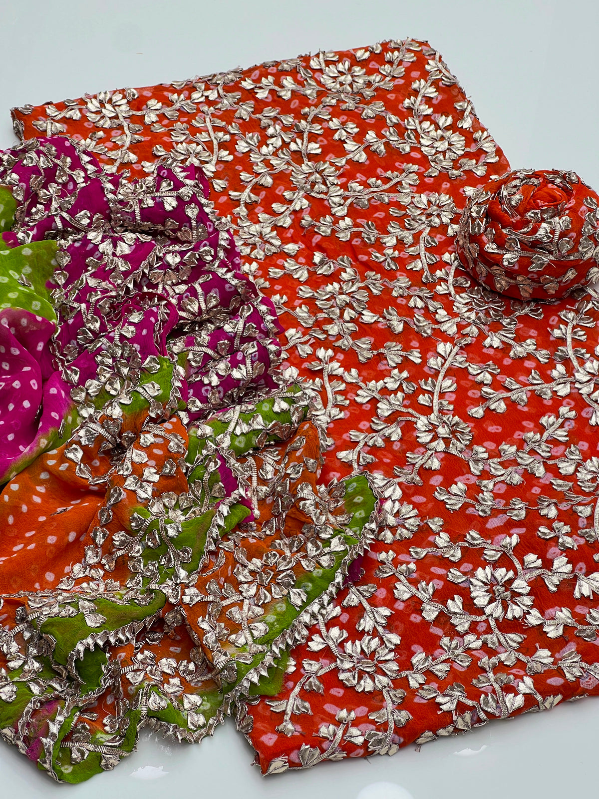 2PC Handmade Chunri Gotta Suit