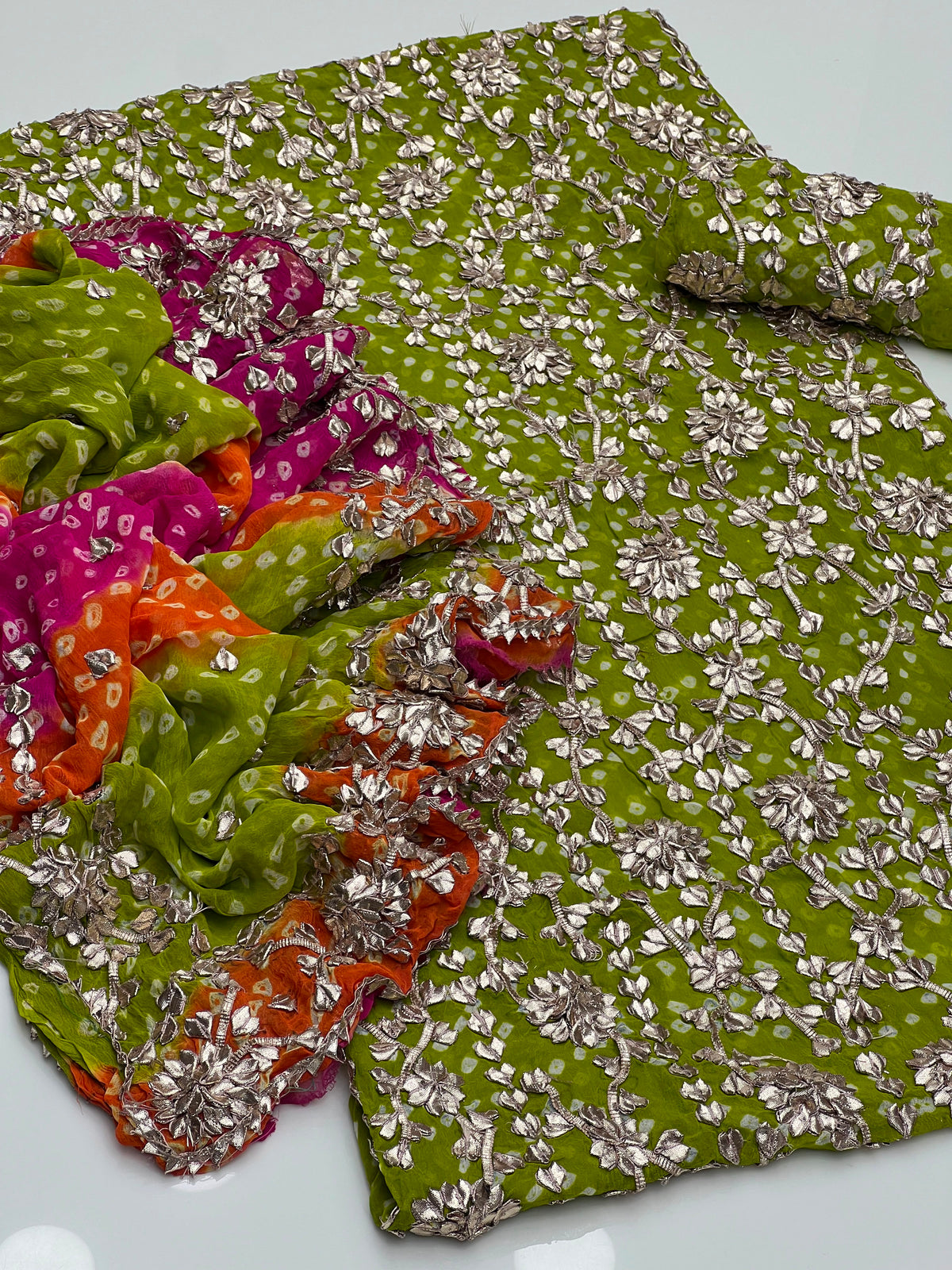 2PC Handmade Chunri Gotta Suit