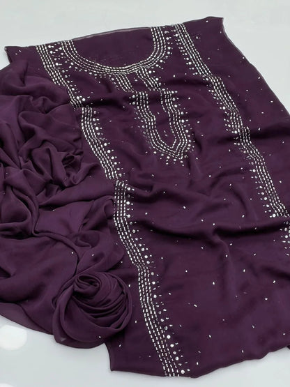 2PC Mukesh Collection – Handmade Kurta style Shirt & Dupatta