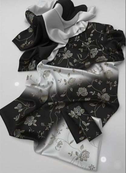 3pcs Shamoz silk Dress-Printed Collection